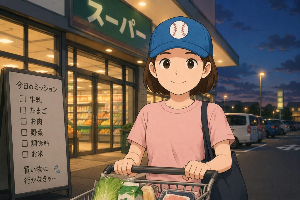 野球ママ　買い物　コープ自然派　宅配