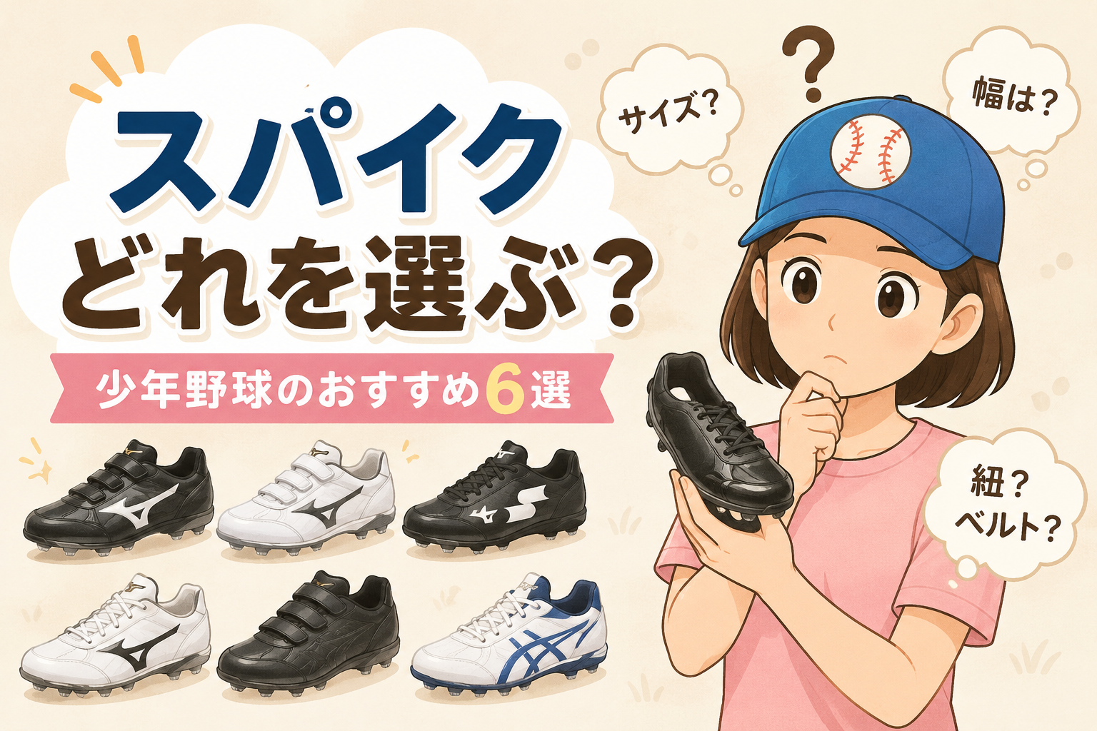 スパイク選び